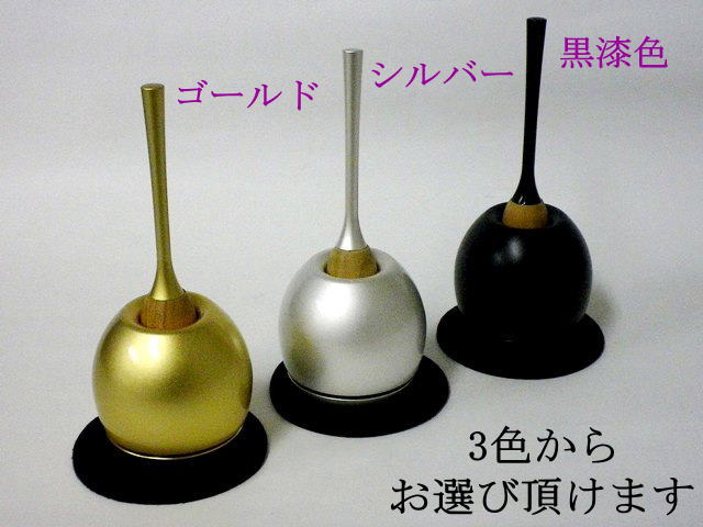 ペット用仏具 りん cherin mini 「チェリン ミニ」 (黒漆色