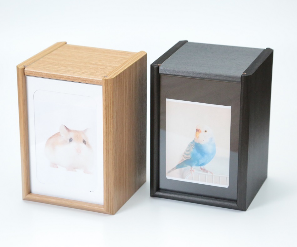 画像1: ペット仏壇　木製　小動物用　仏壇　2〜3寸まで用 2色