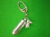 画像: 「絆」ペットメモリアル　遺骨カプセルキーホルダー（カプセル　大）　ゴールデン・レトリバー