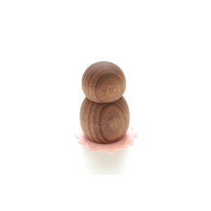 画像: 手元供養　ミニ骨壺　天然木 ウォールナット　希少木のミニ遺骨壺（分骨・手元供養）