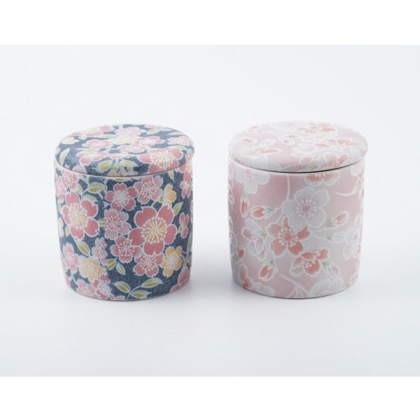 画像5: ペット用骨壺　ミニ骨壺　２寸「さくら」２色から選べる　 (5)